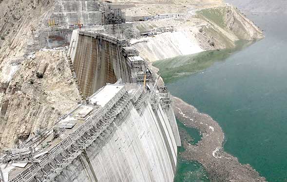 Construction of the world's tallest dam in Lorestan